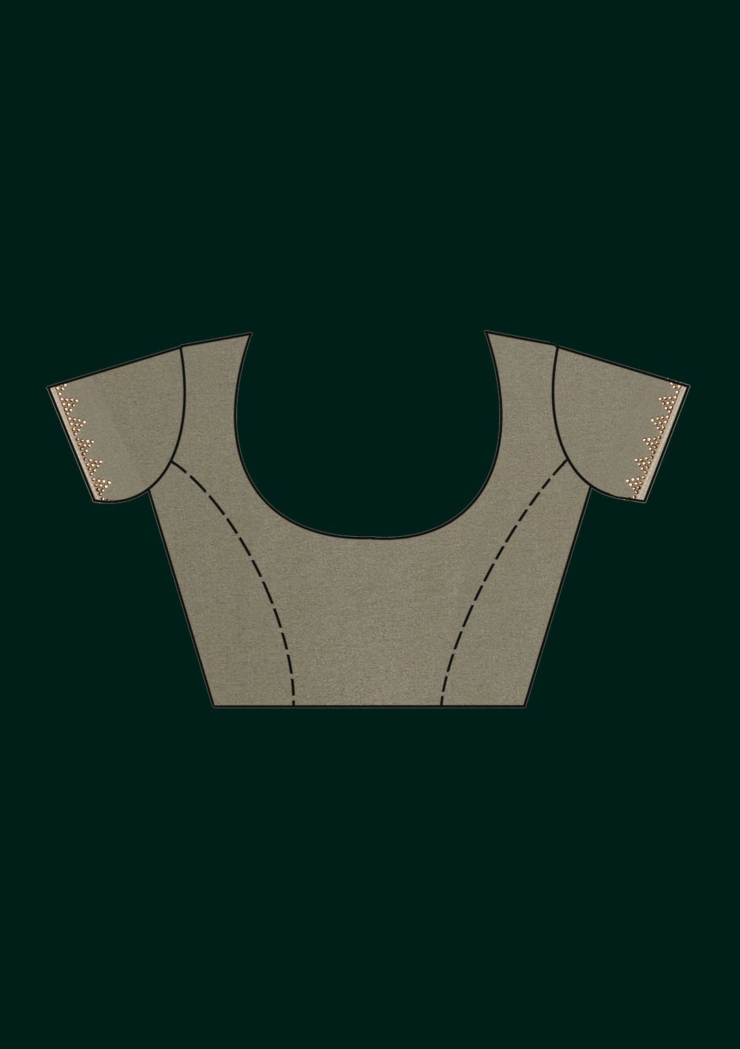 Pista Green Swarovski Shimmer Designer Saree - Koskii