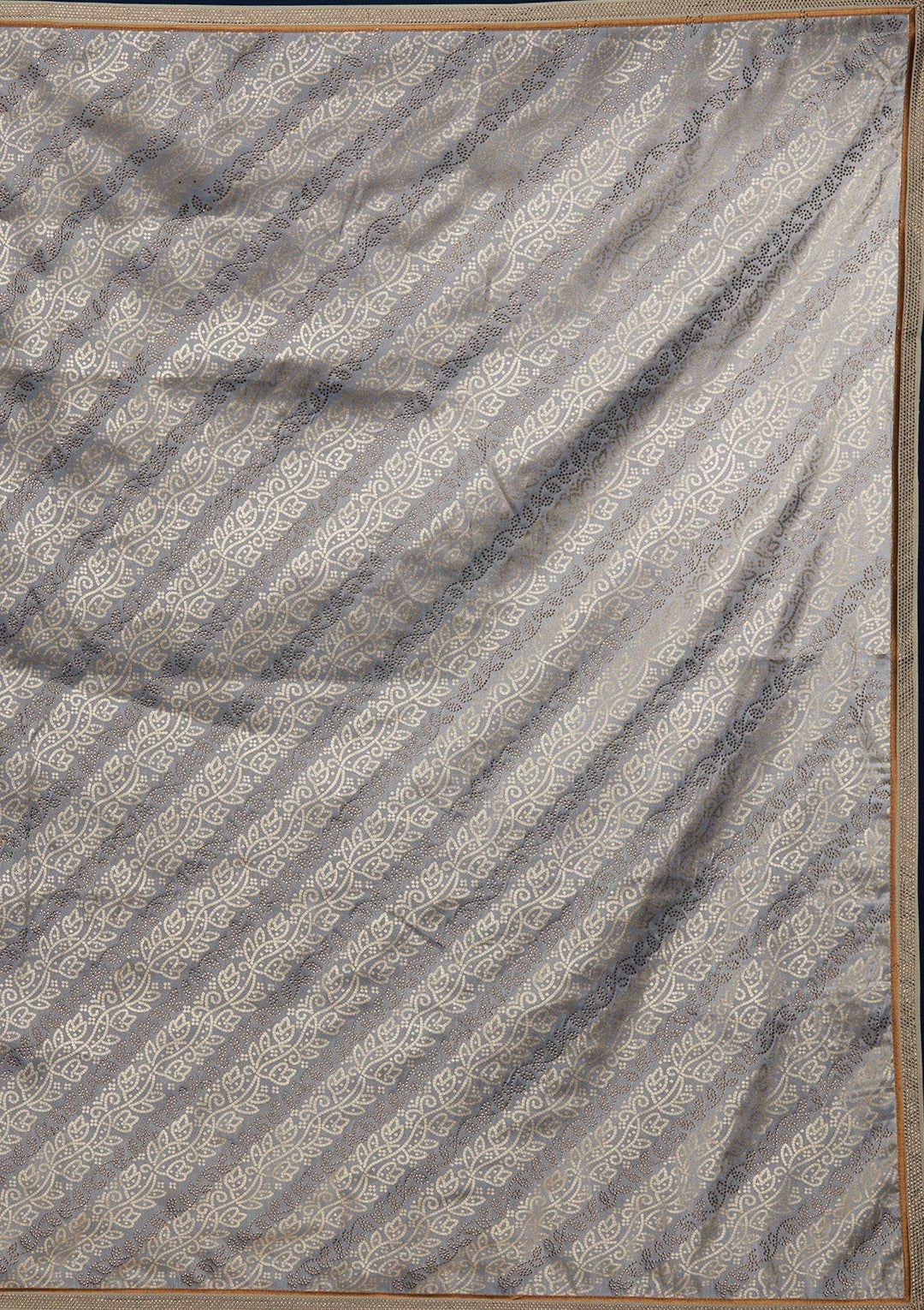 Pista Green Swarovski Tissue Designer Saree - Koskii