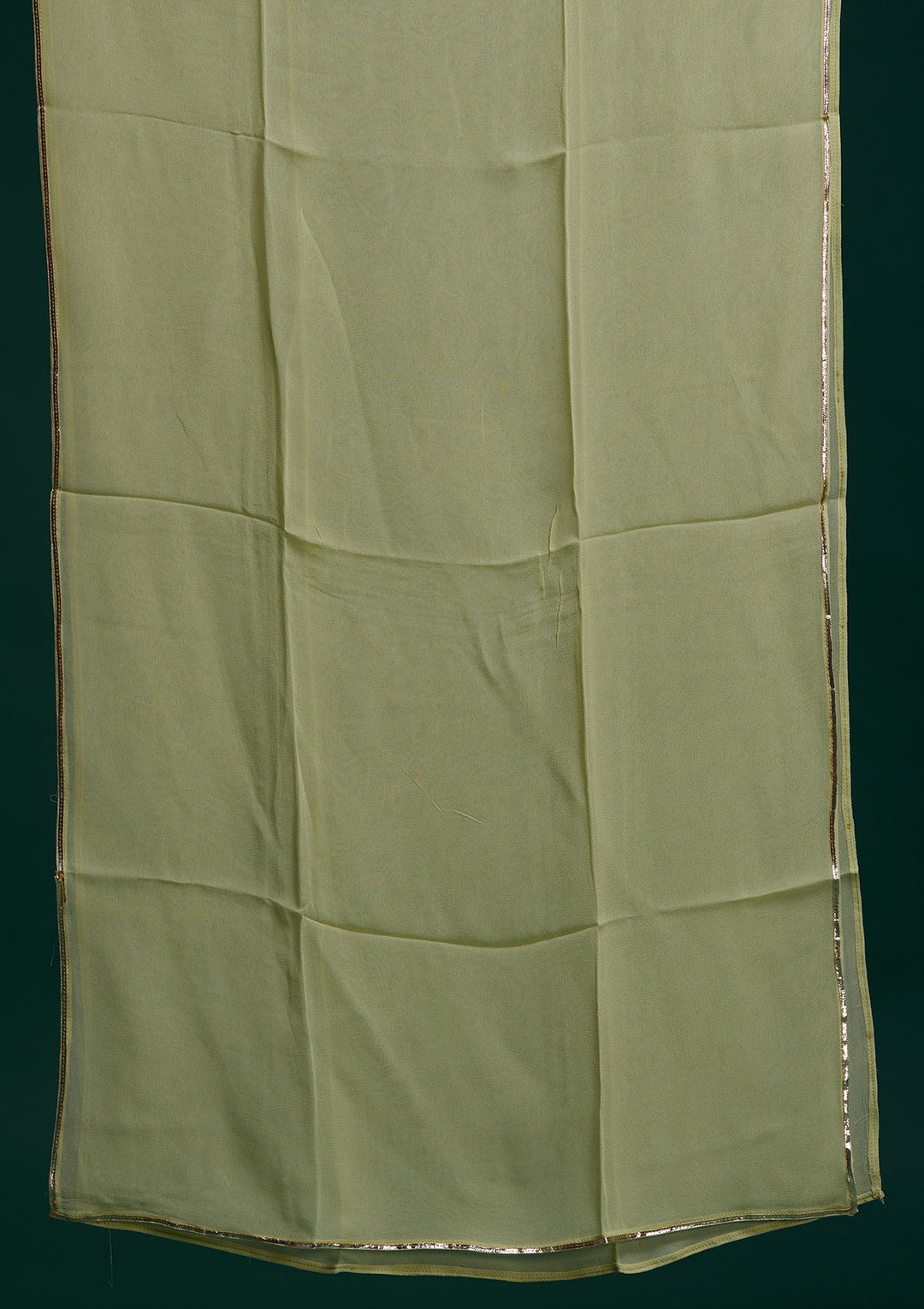 Pista Green Threadwork Georgette Designer Salwar Suit - Koskii