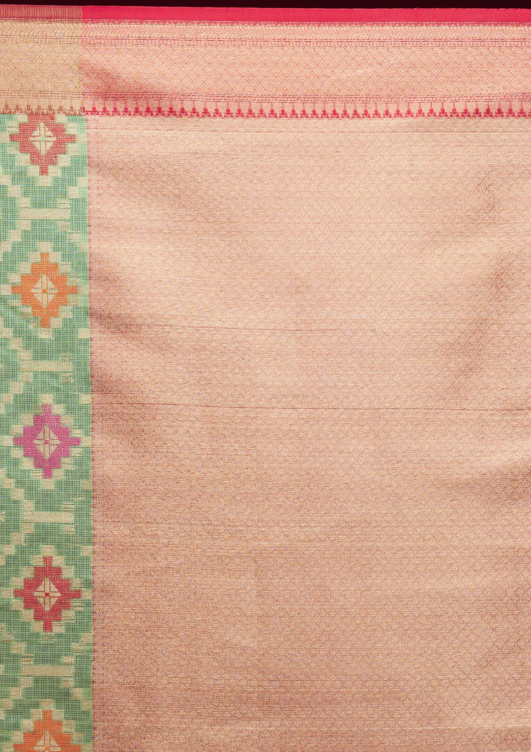 Pista Green Zariwork Art Silk Saree - Koskii