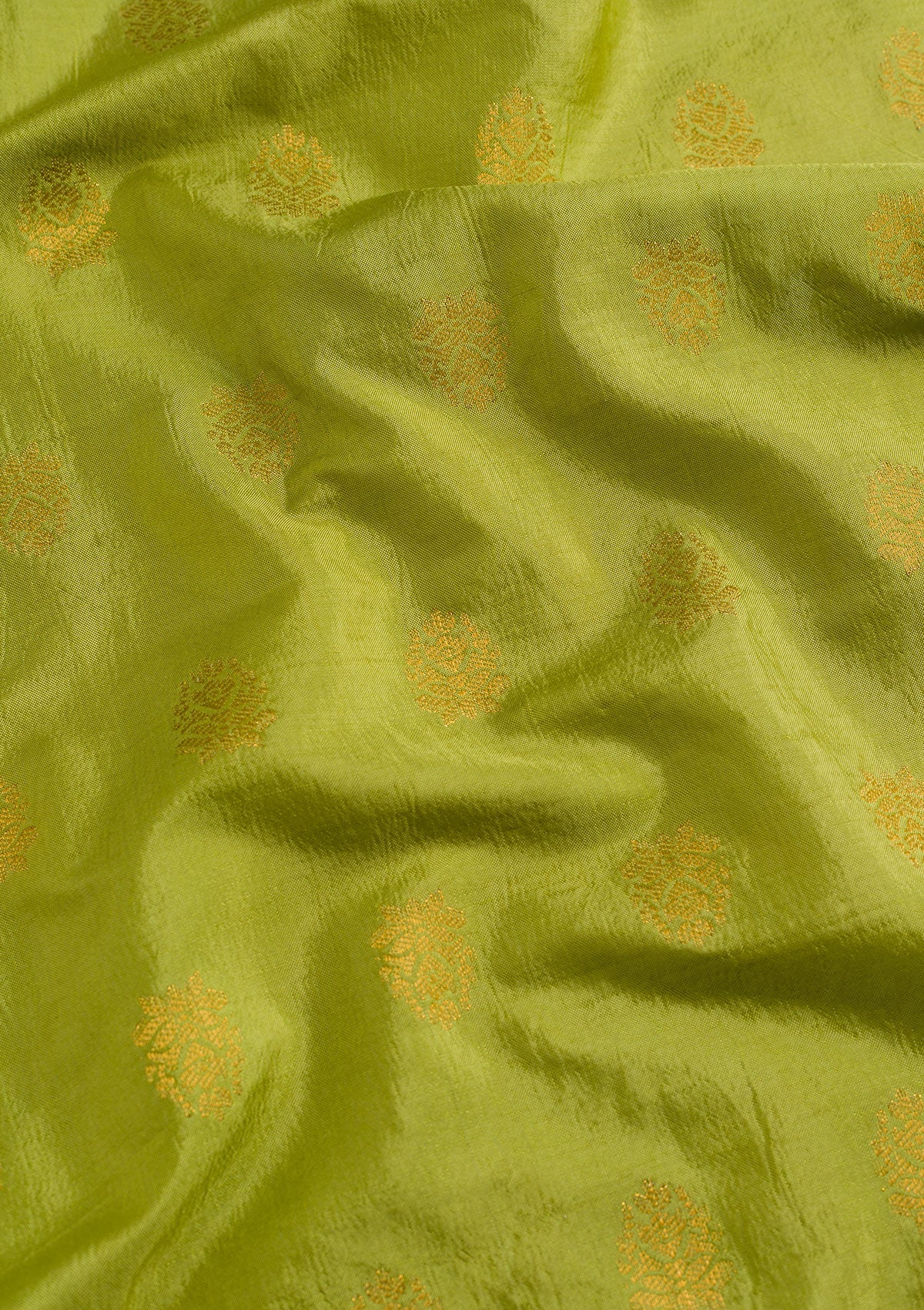 Pista Green Zariwork Raw Silk Dupatta-Koskii