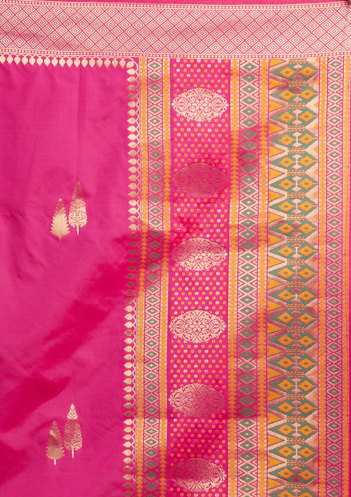Pista Green Zariwork Raw Silk Designer Lehenga-Koskii