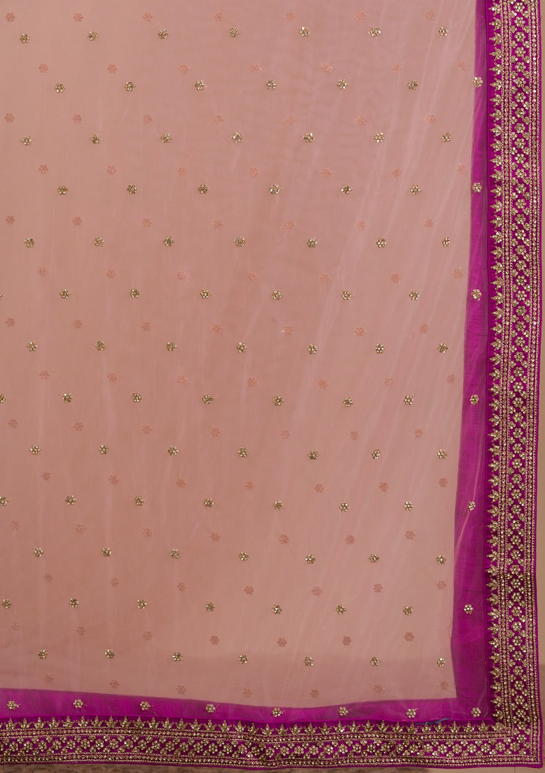 Purple Stonework Raw Silk Readymade Lehenga-Koskii