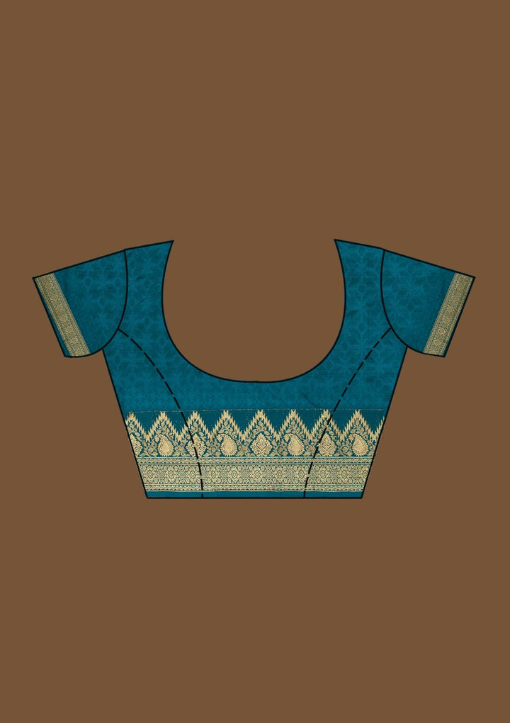 Purple Zariwork Art Silk Saree-Koskii