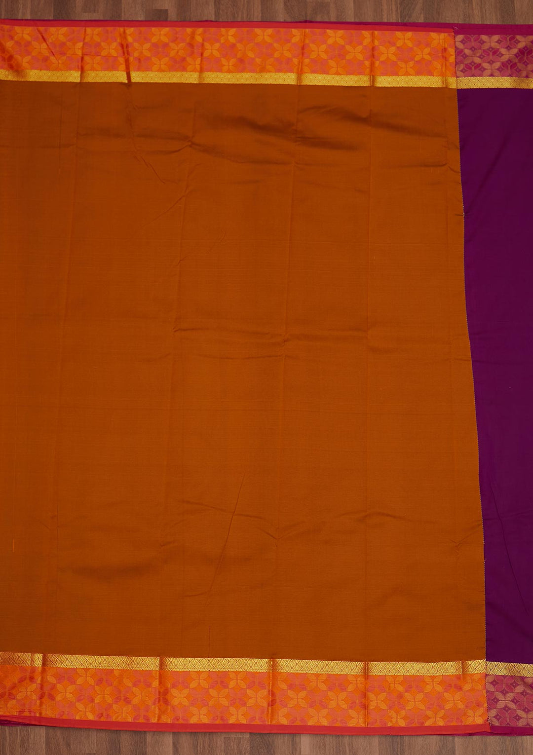 Purple Zariwork Art Silk Saree - Koskii