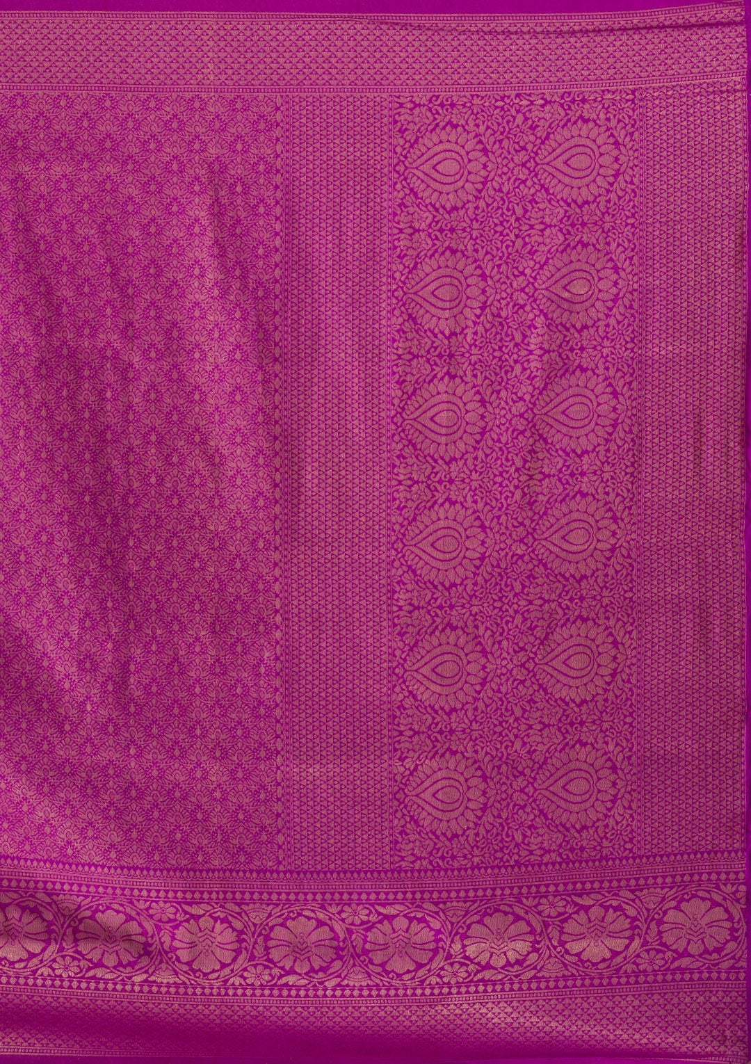 Purple Zariwork Art Silk Saree-Koskii