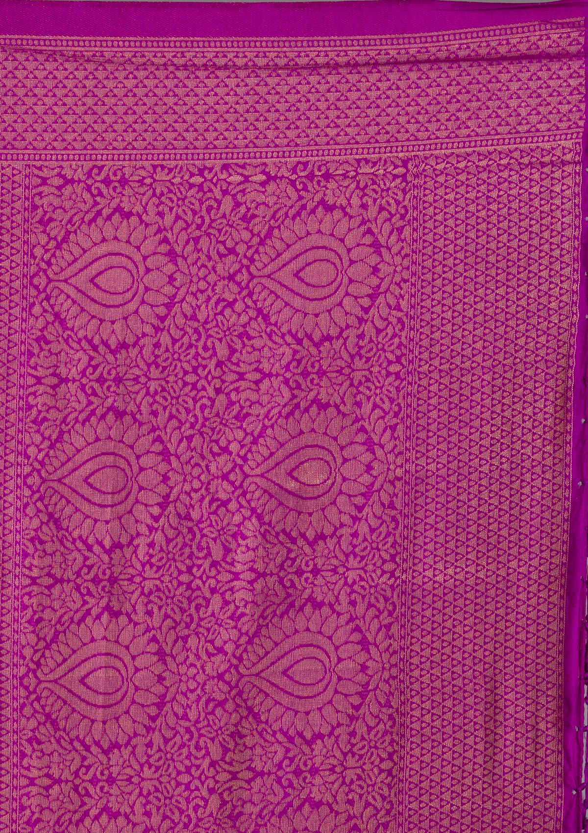 Purple Zariwork Art Silk Saree-Koskii