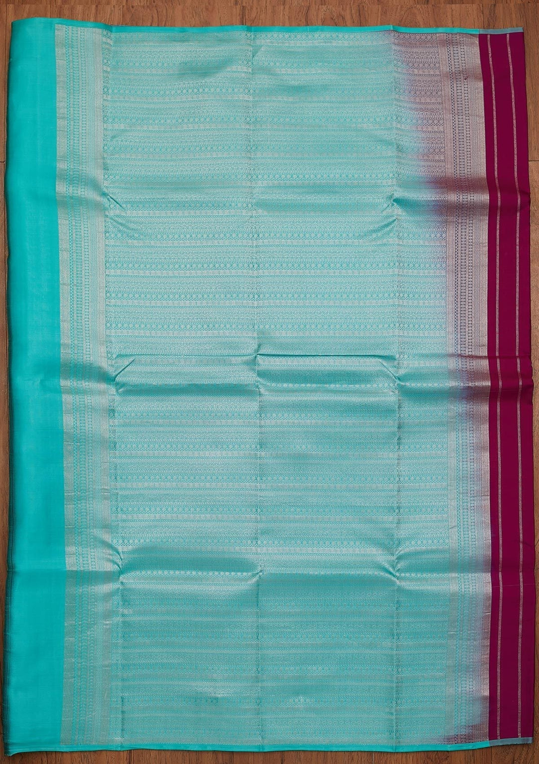Purple Zariwork Pure Silk Designer Saree - koskii
