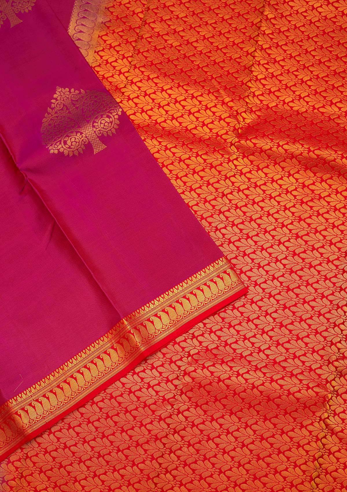 Purple Zariwork Pure Silk Designer Saree - Koskii