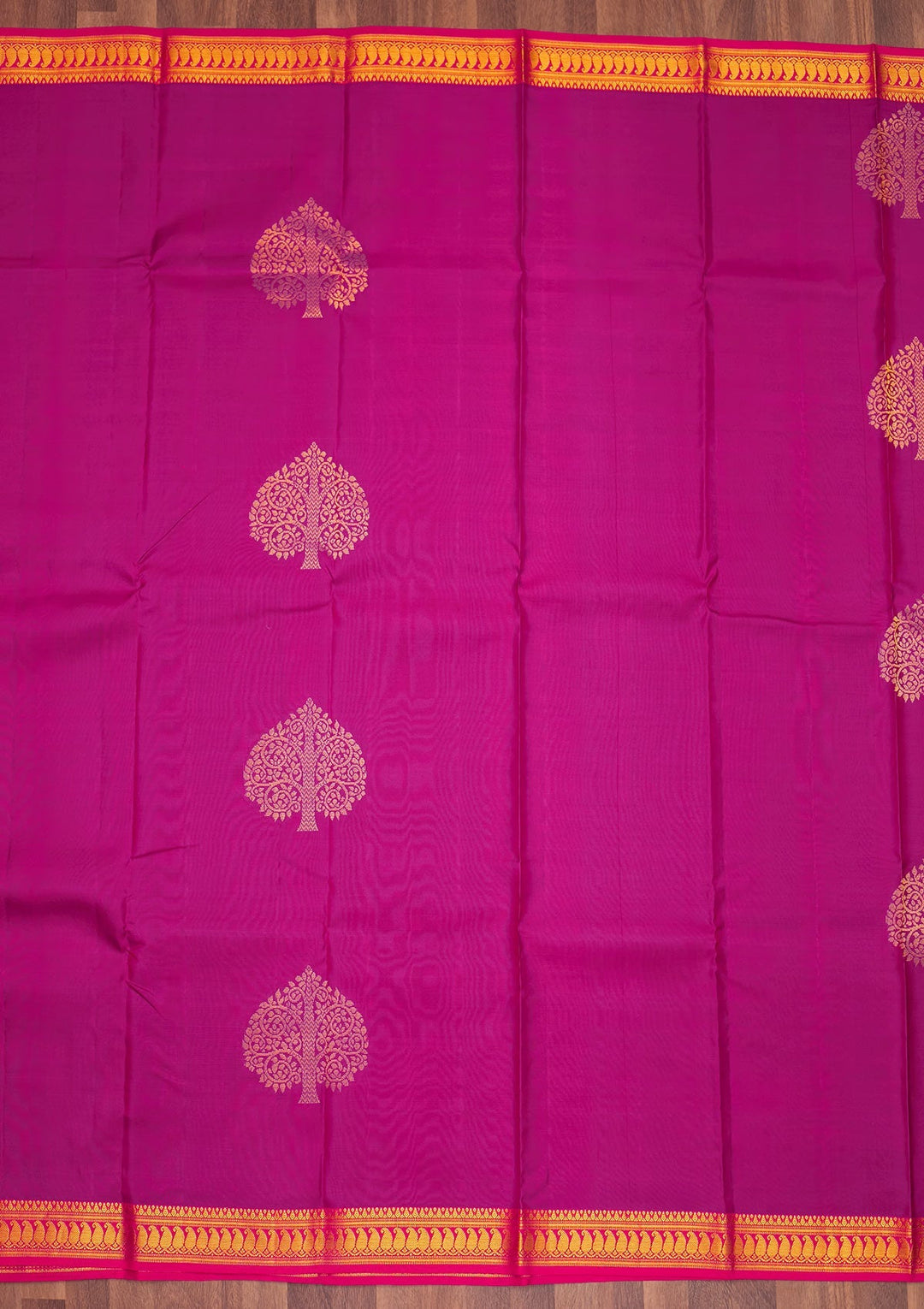 Purple Zariwork Pure Silk Designer Saree - Koskii