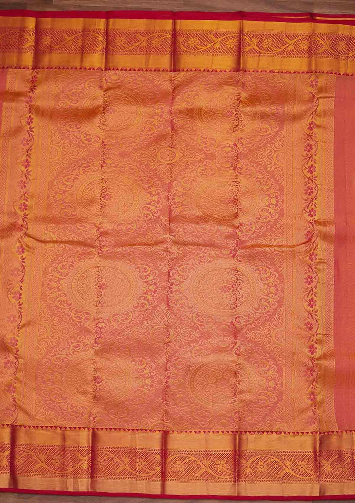 Purple Zariwork Pure Silk Designer Saree - Koskii
