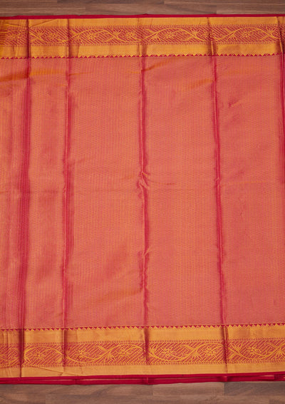 Purple Zariwork Pure Silk Designer Saree - Koskii