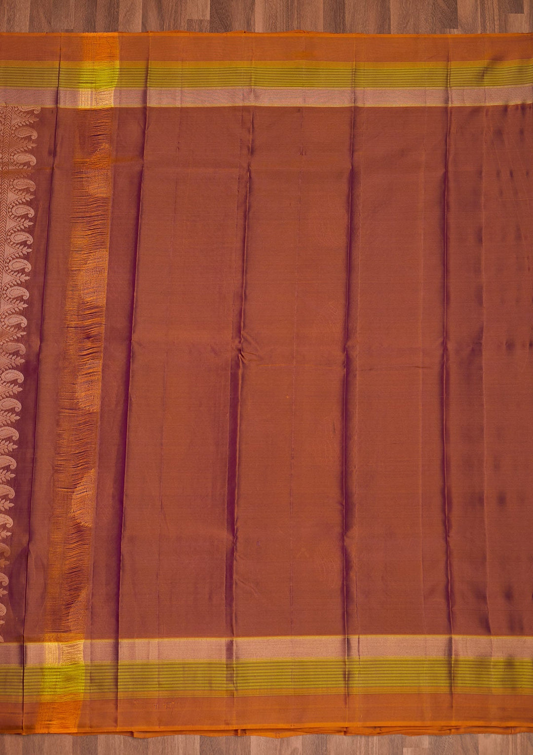 Purple Zariwork Pure Silk Saree - Koskii