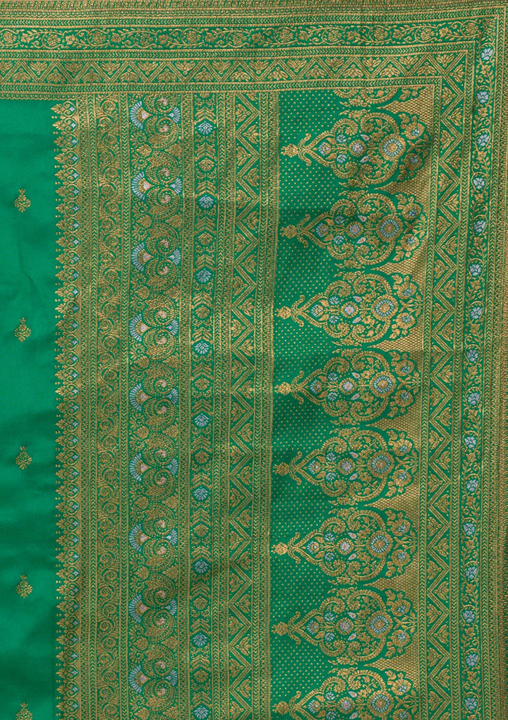 Purple Zariwork Raw Silk Lehenga-Koskii