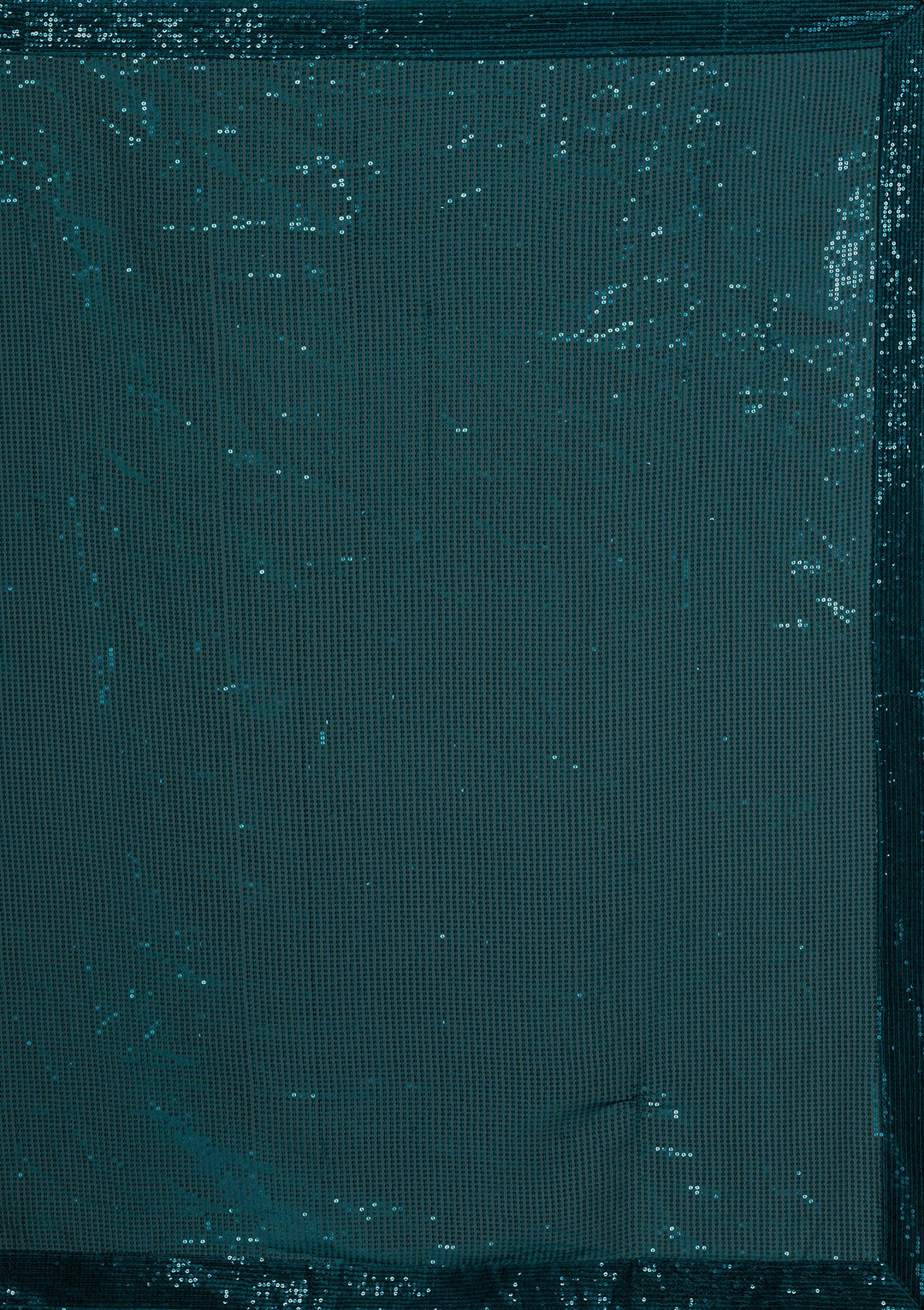 Rama Green Sequins Georgette Saree-Koskii