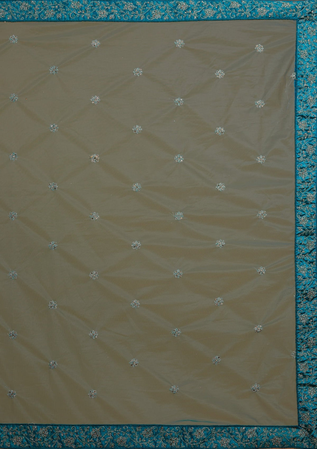 Rama Green Stonework Net Designer Lehenga-Koskii