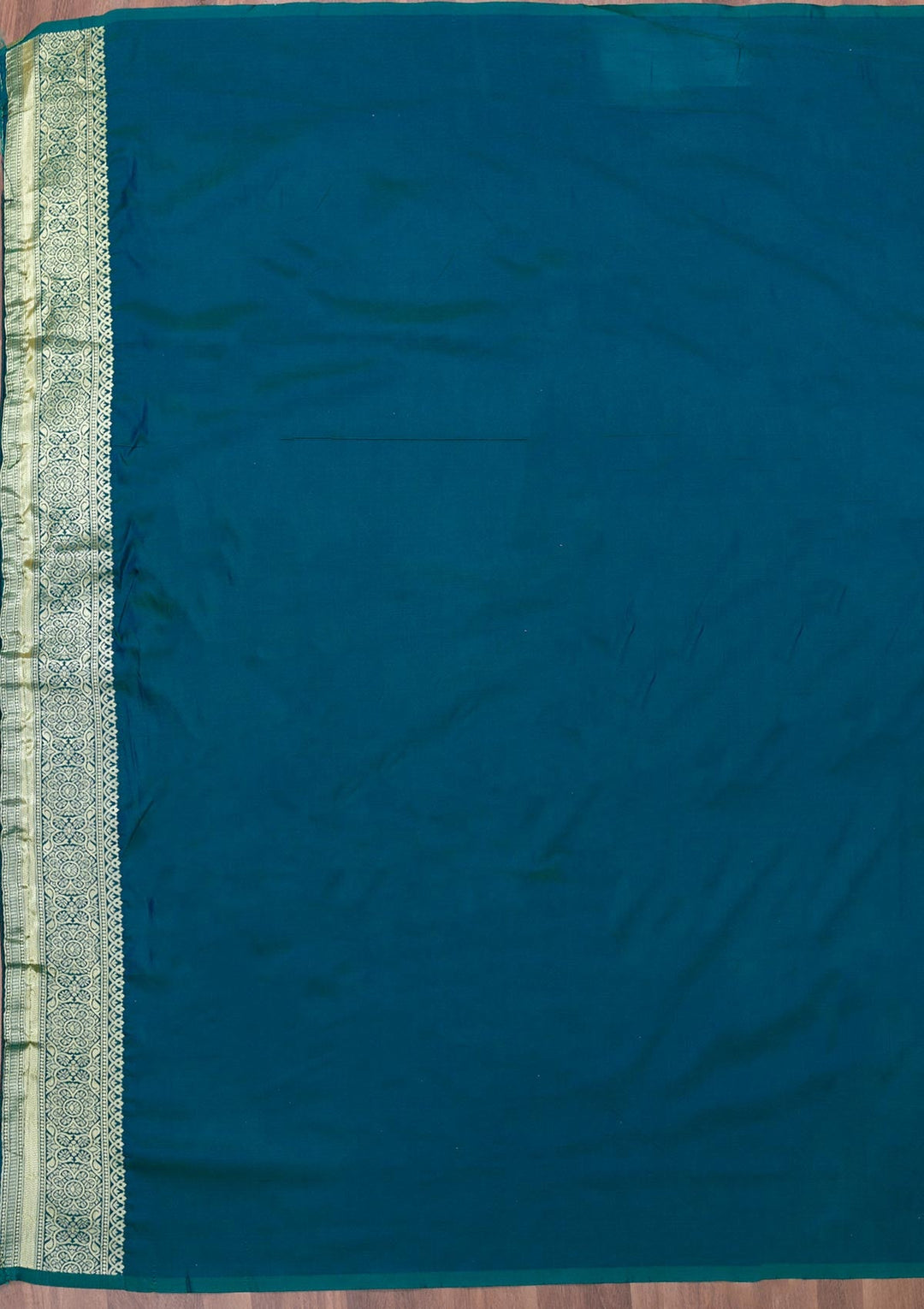 Rama Green Zariwork Art Silk Saree-Koskii