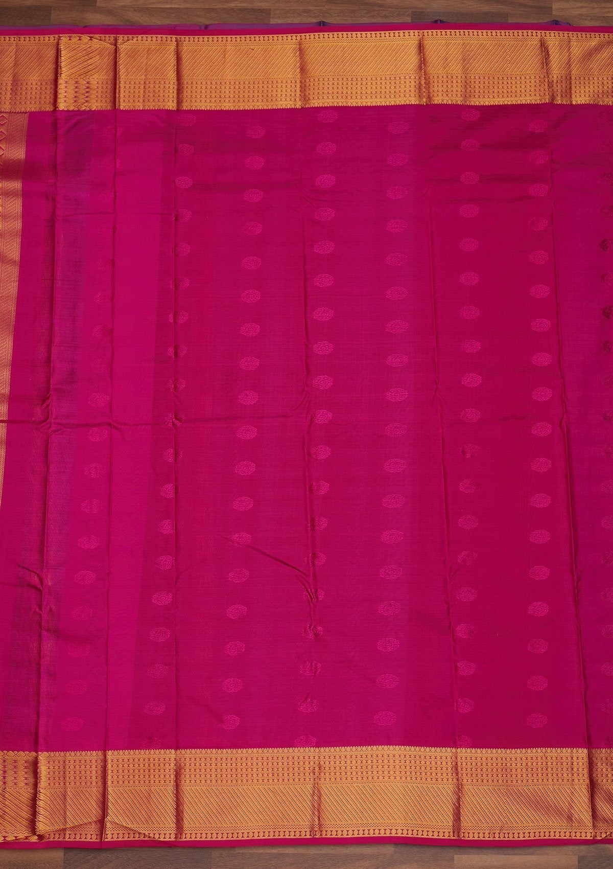 Rama Green Zariwork Pure Silk Designer Saree - Koskii
