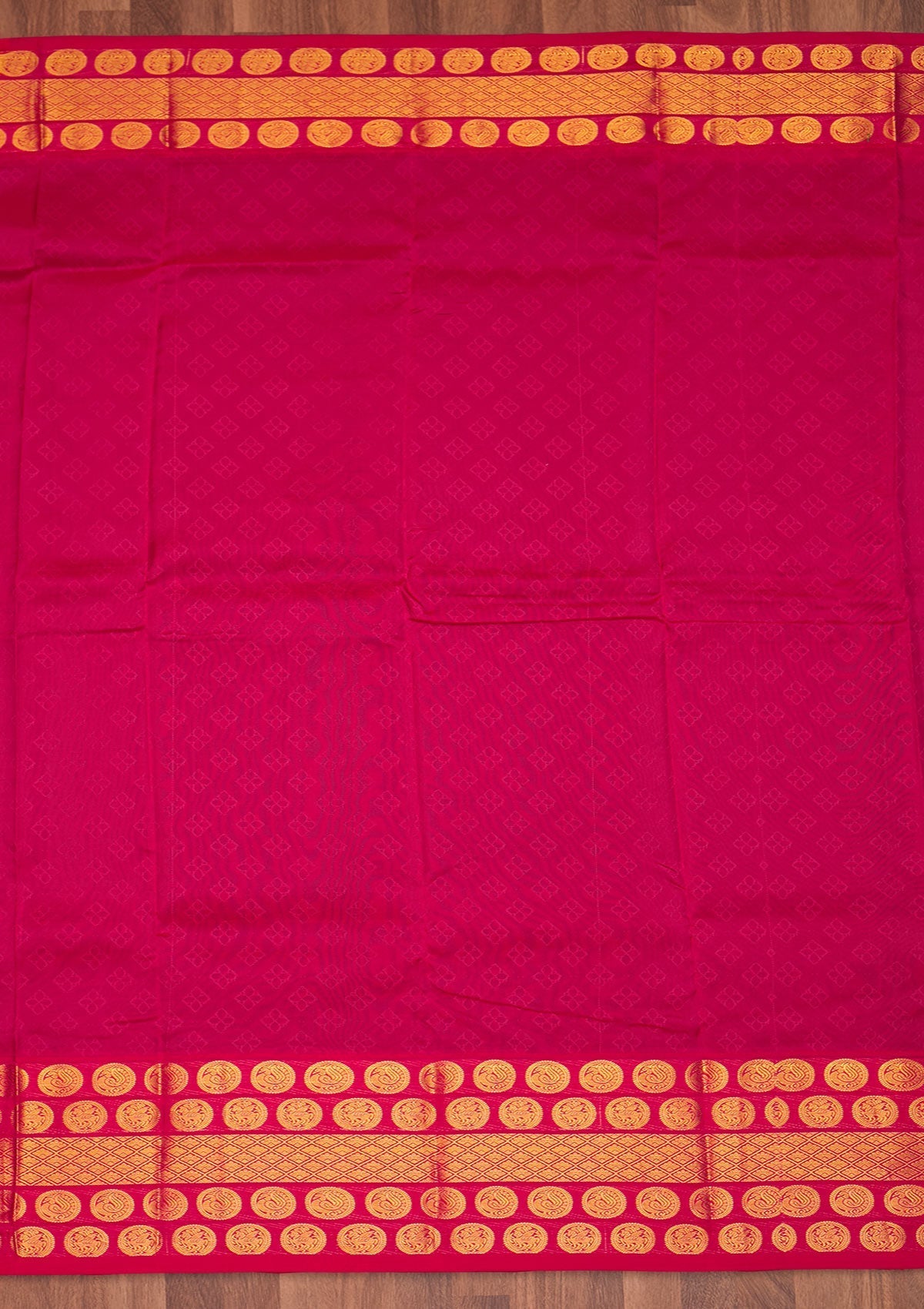 Rama Green Zariwork Pure Silk Saree - Koskii