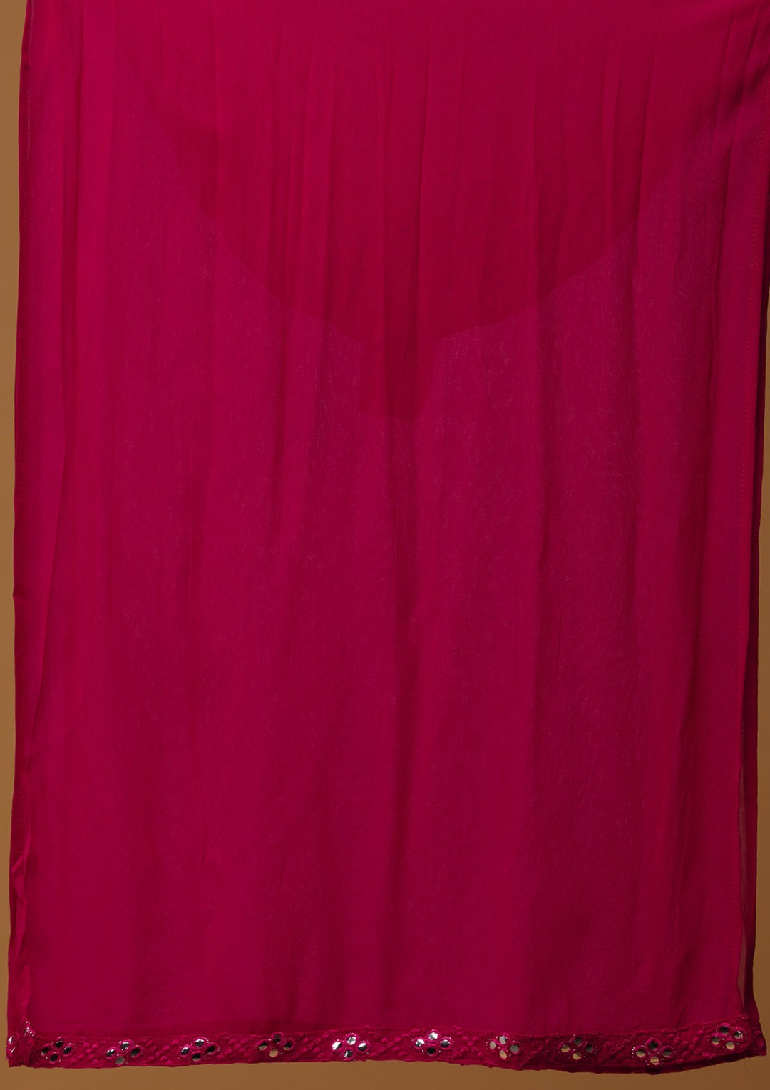 Rani Pink Gotapatti Georgette Designer Readymade Salwar Suit - Koskii