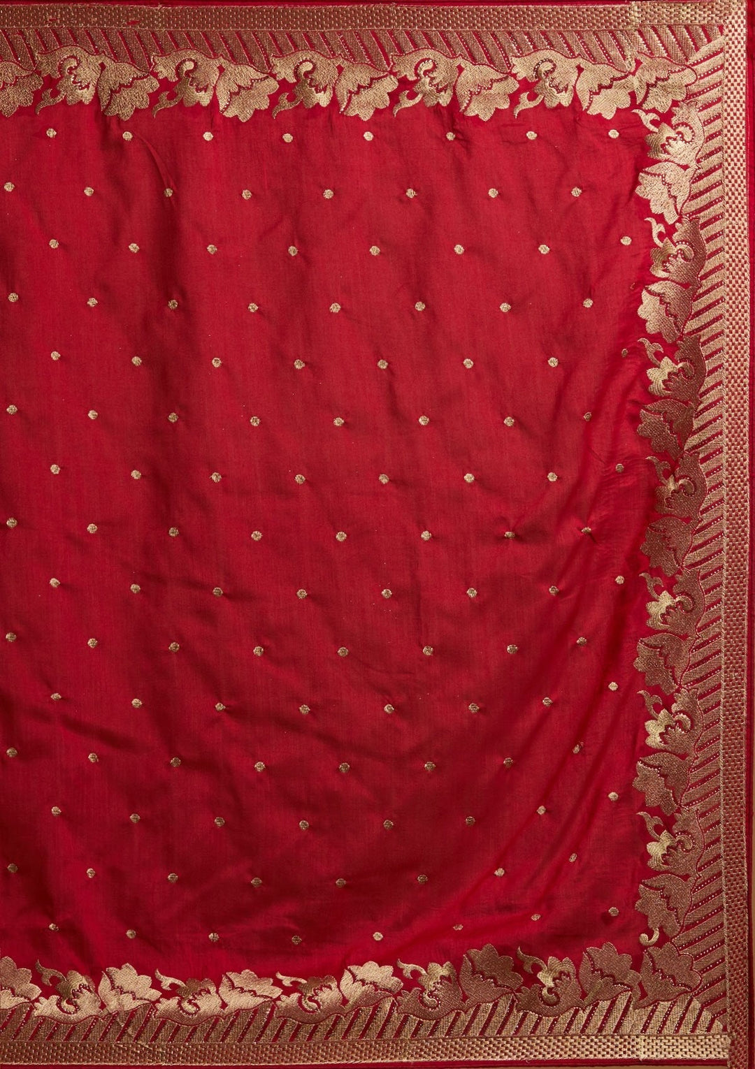 Rani Pink Zariwork Art Silk Designer Saree - koskii