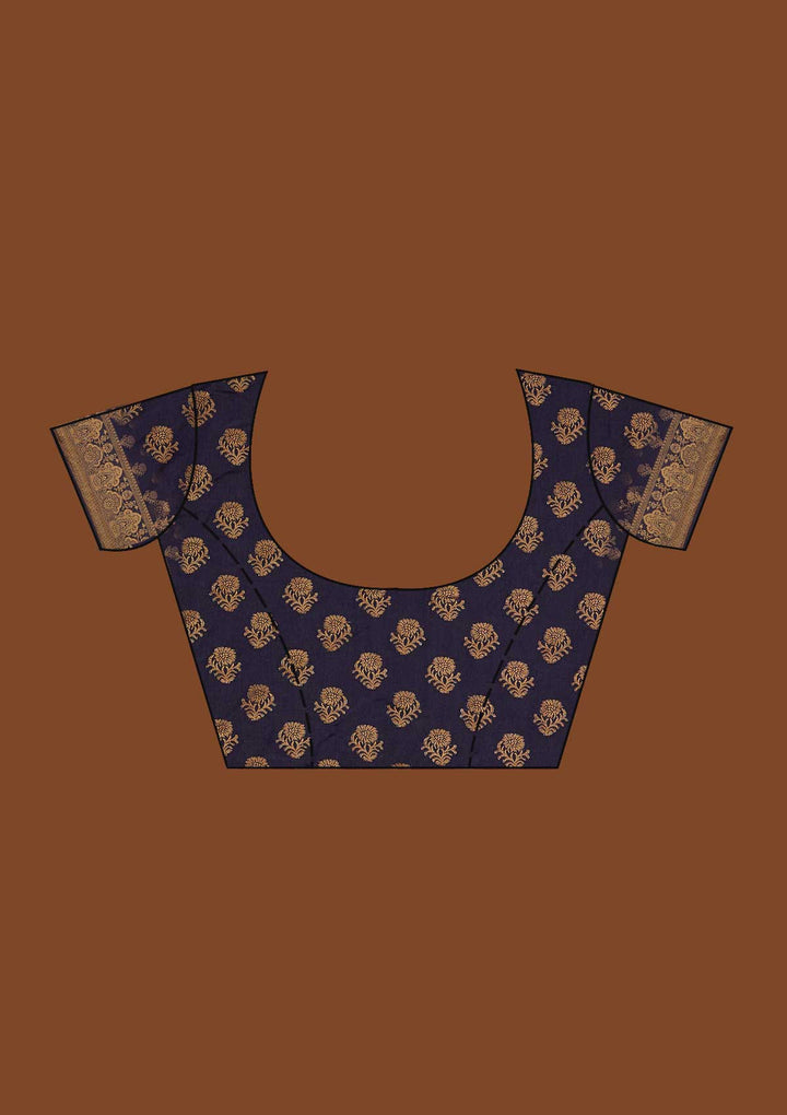 Rani Pink Zariwork Art Silk Saree-Koskii