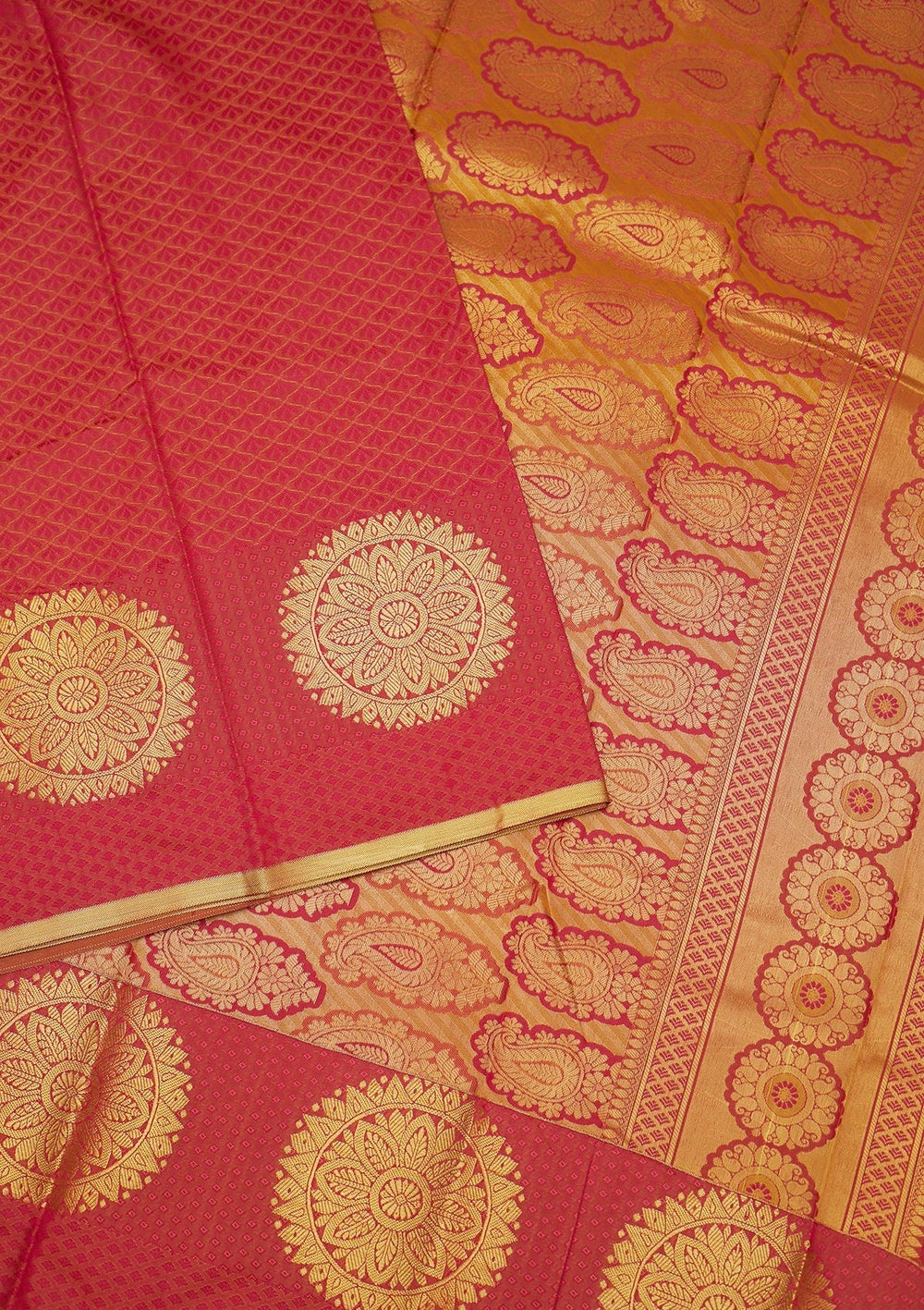 Rani Pink Zariwork Banarasi Saree - Koskii
