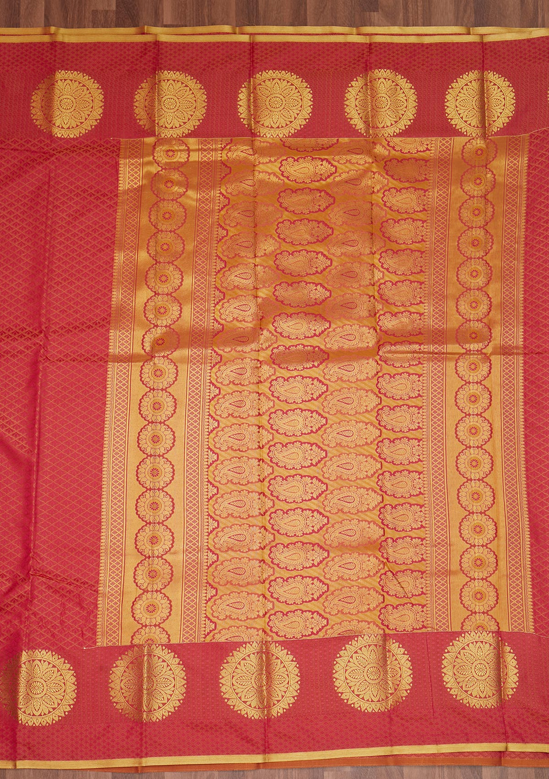 Rani Pink Zariwork Banarasi Saree - Koskii
