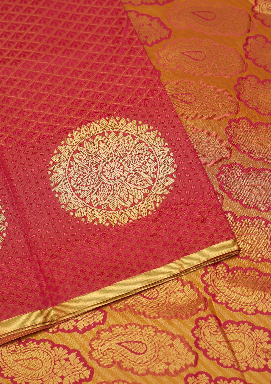 Rani Pink Zariwork Banarasi Saree - Koskii