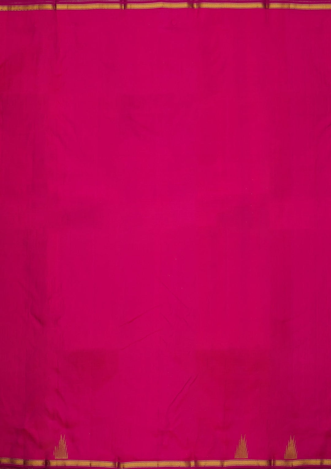 Rani Pink Zariwork Pure Silk Designer Saree - koskii