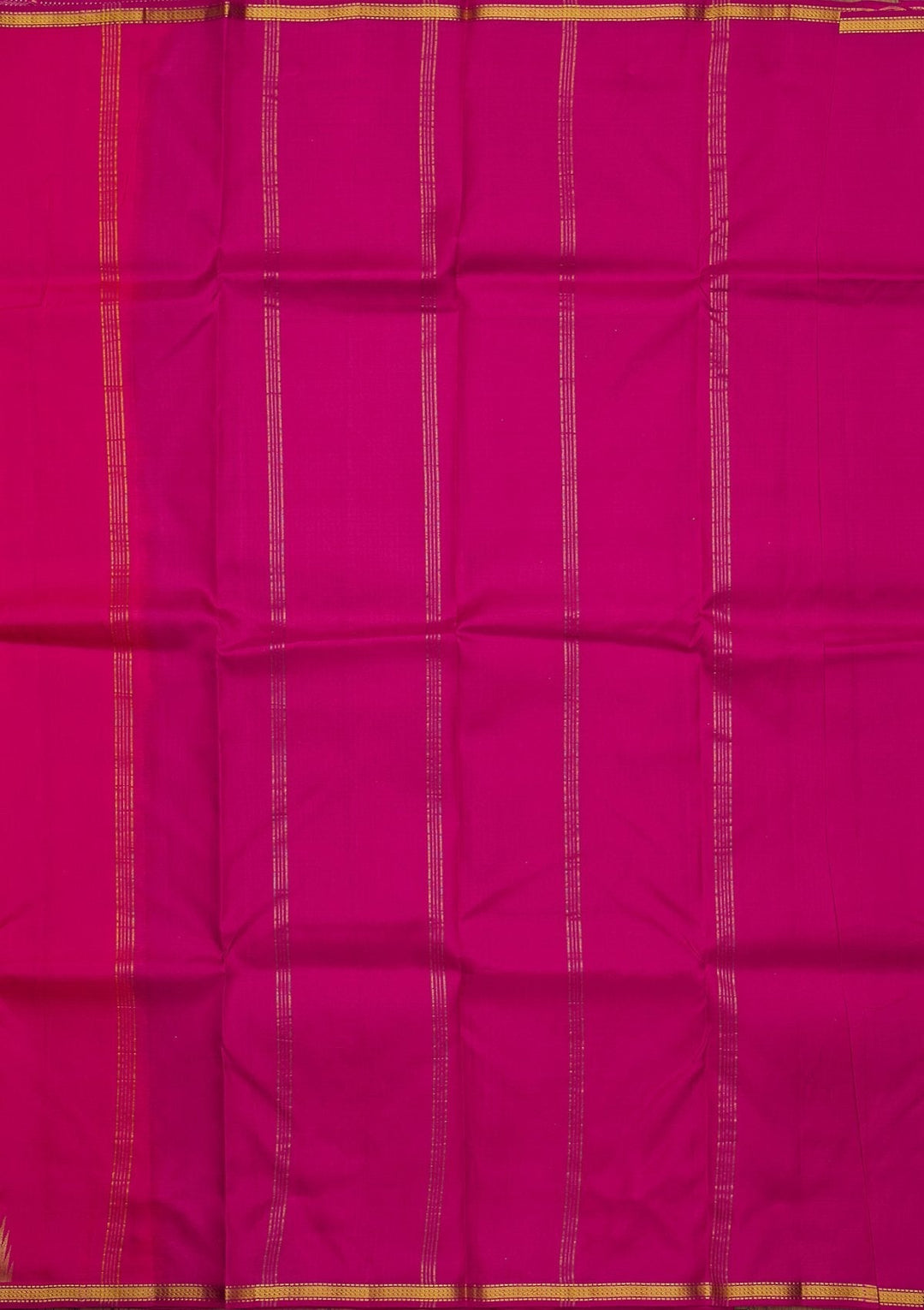 Rani Pink Zariwork Pure Silk Designer Saree - koskii