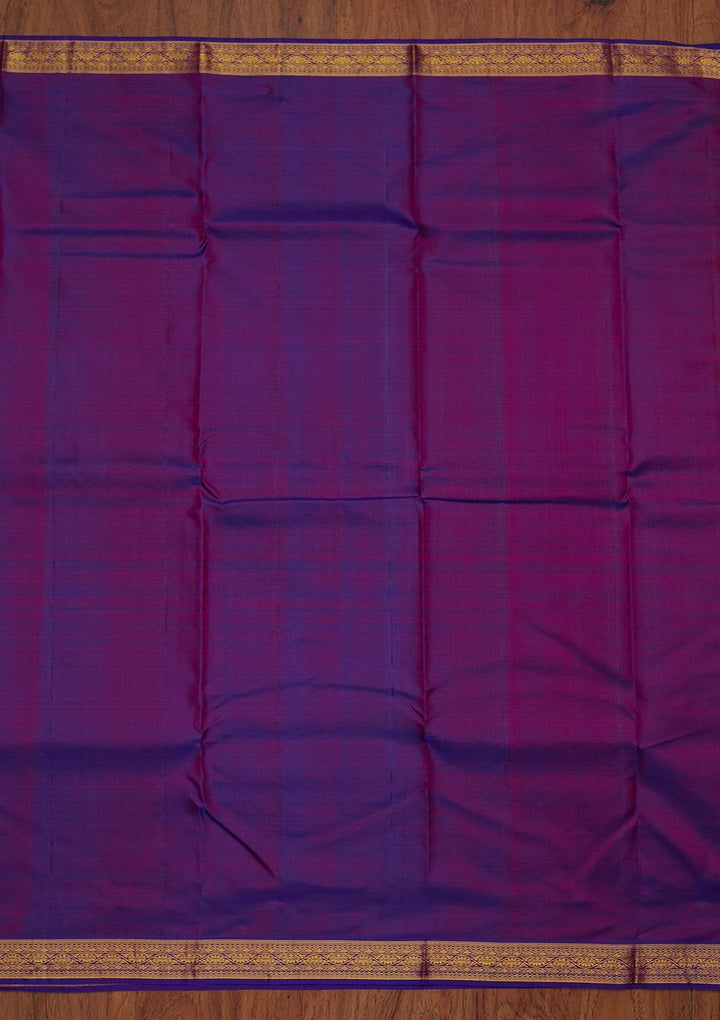 Rani Pink Zariwork Pure Silk Designer Saree - koskii