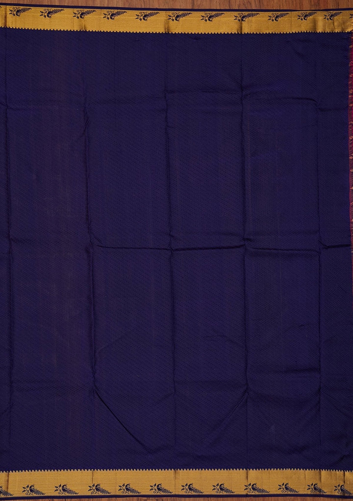 Rani Pink Zariwork Pure Silk Designer Saree - koskii