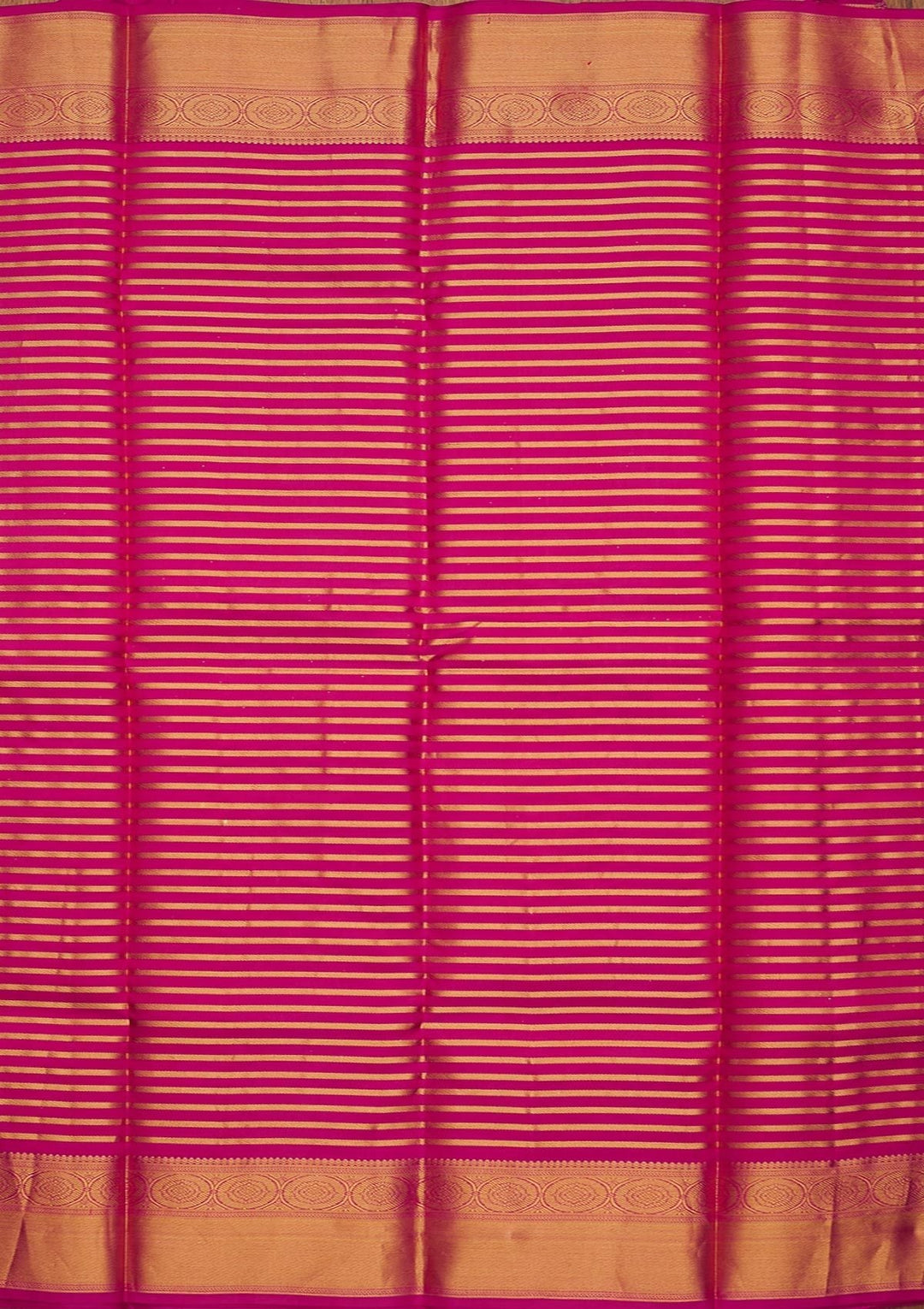 Rani Pink Zariwork Pure Silk Designer Saree - koskii