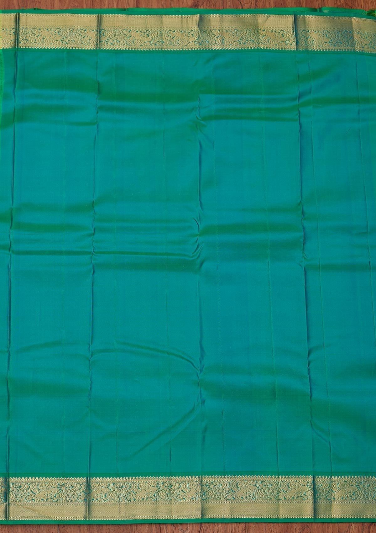 Rani Pink Zariwork Pure Silk Designer Unstitched Saree - Koskii