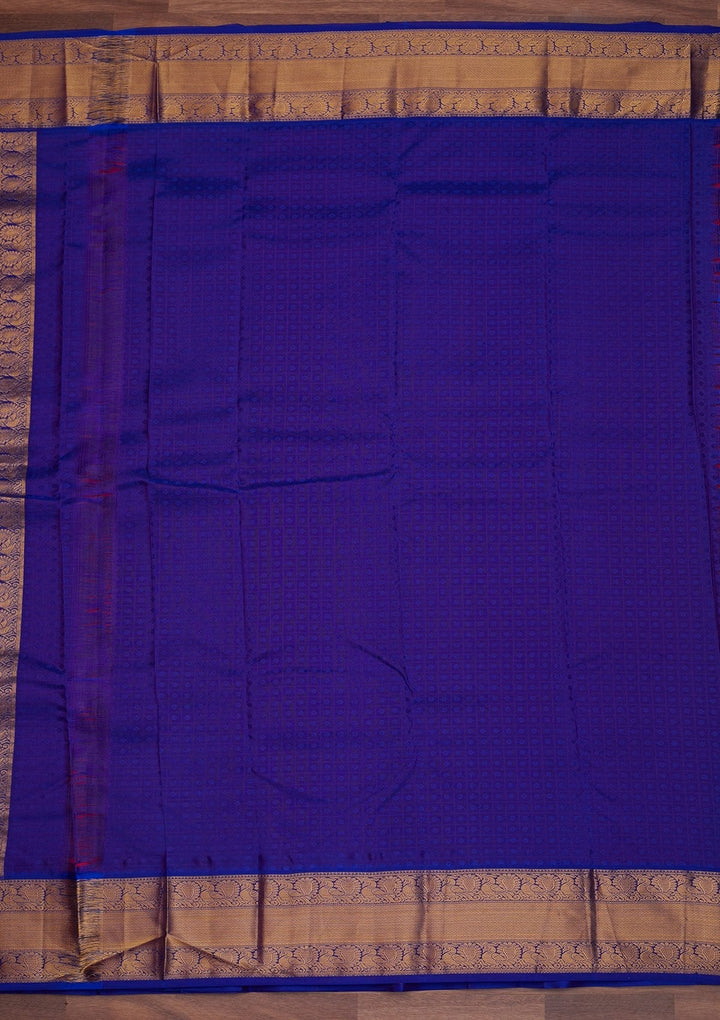 Rani Pink Zariwork Pure Silk Designer Saree - Koskii