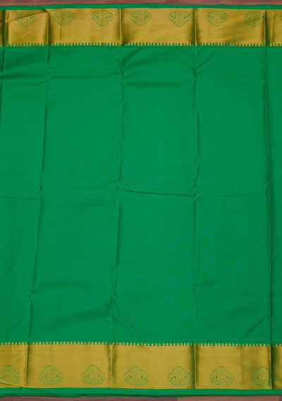 Rani Pink Zariwork Pure Silk Designer Saree - Koskii