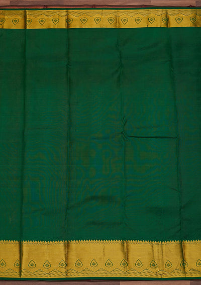 Rani Pink Zariwork Pure Silk Designer Saree - Koskii