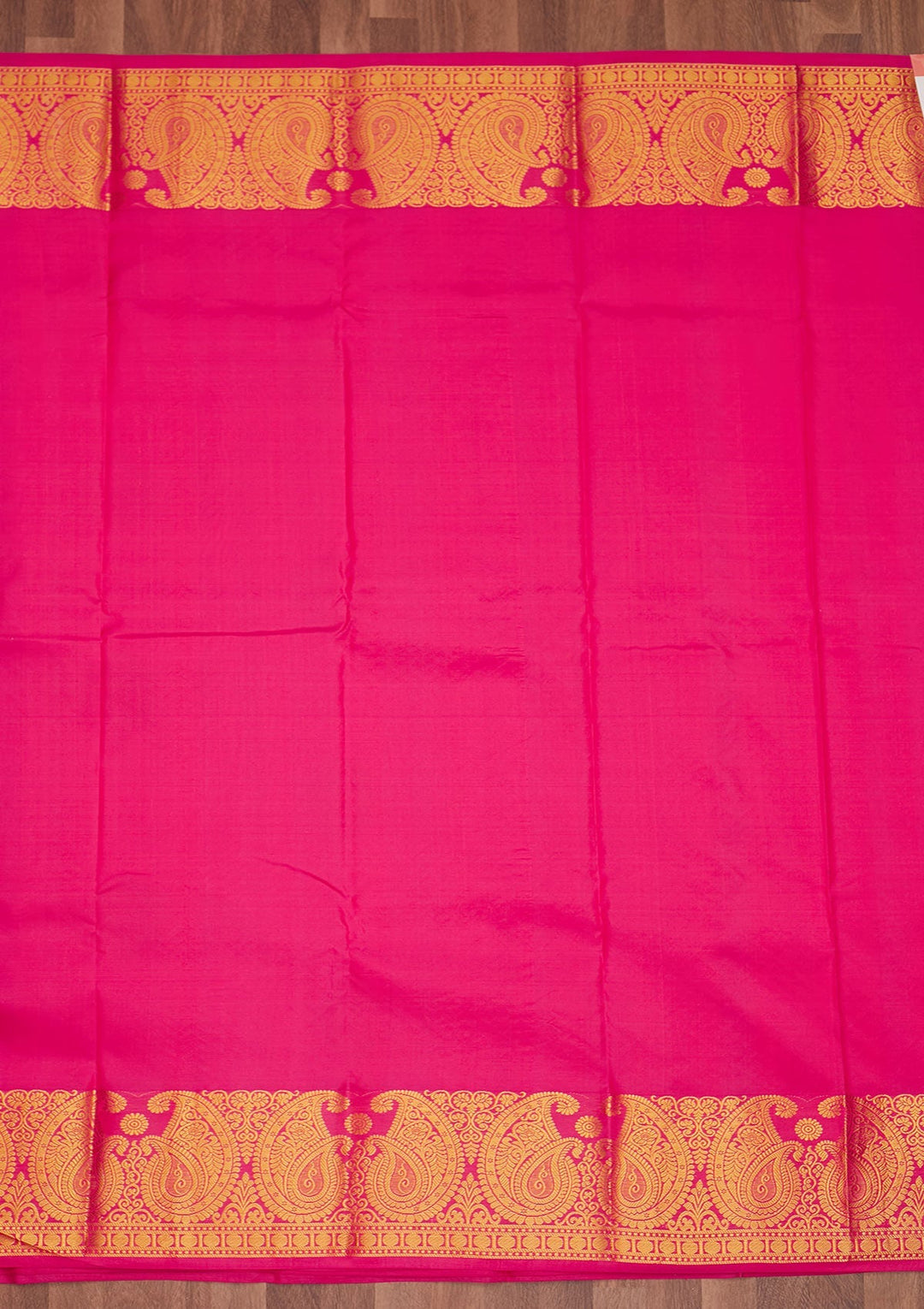 Rani Pink Zariwork Pure Silk Saree - Koskii