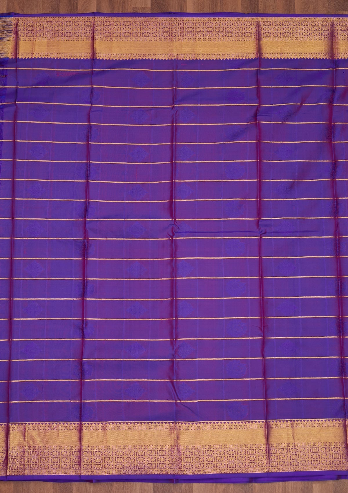 Rani Pink Zariwork Pure Silk Saree - Koskii