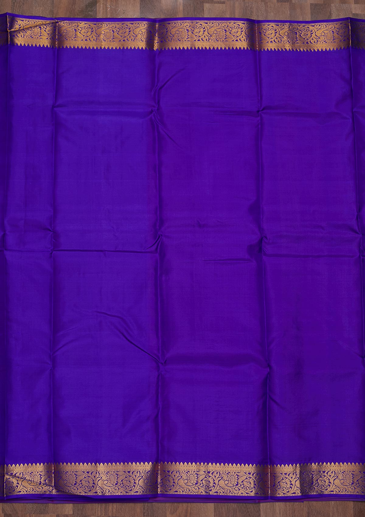 Rani Pink Zariwork Pure Silk Saree-Koskii