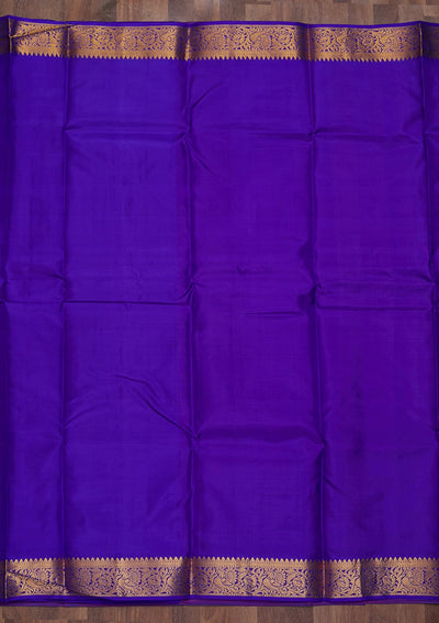 Rani Pink Zariwork Pure Silk Saree-Koskii