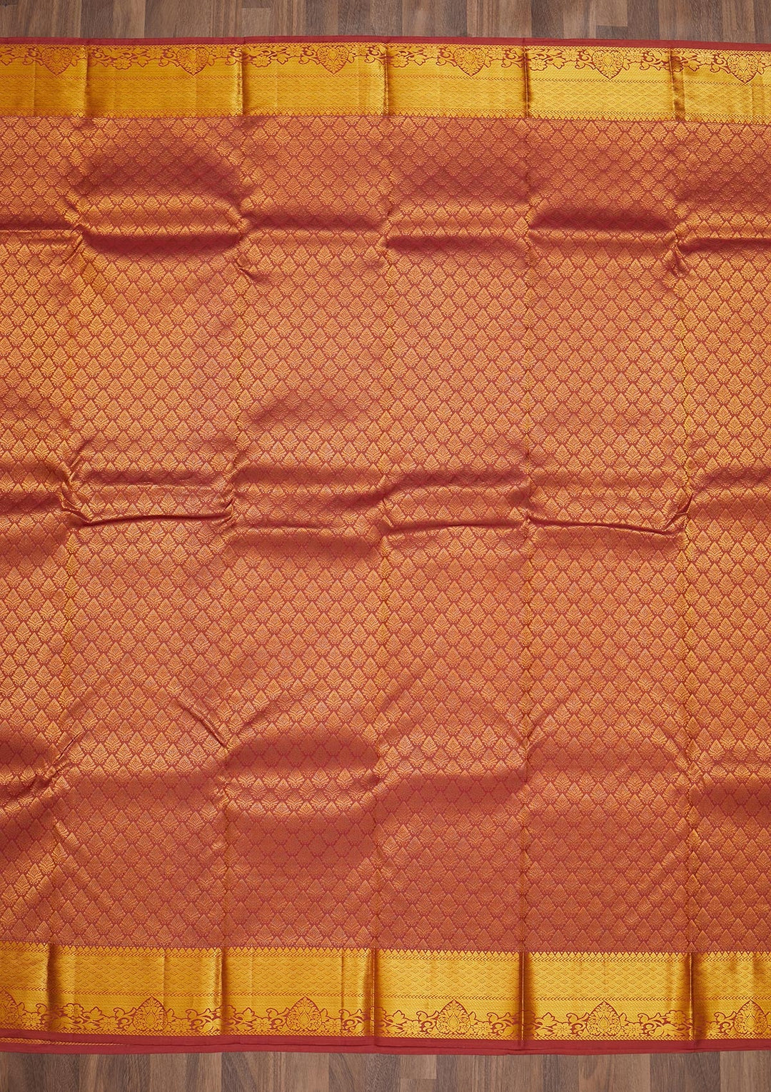 Rani Pink Zariwork Pure Silk Saree-Koskii