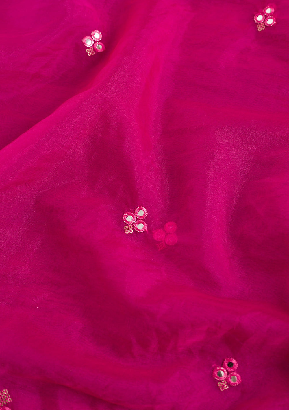 Rani Pink Gotapatti Net Dupatta-Koskii