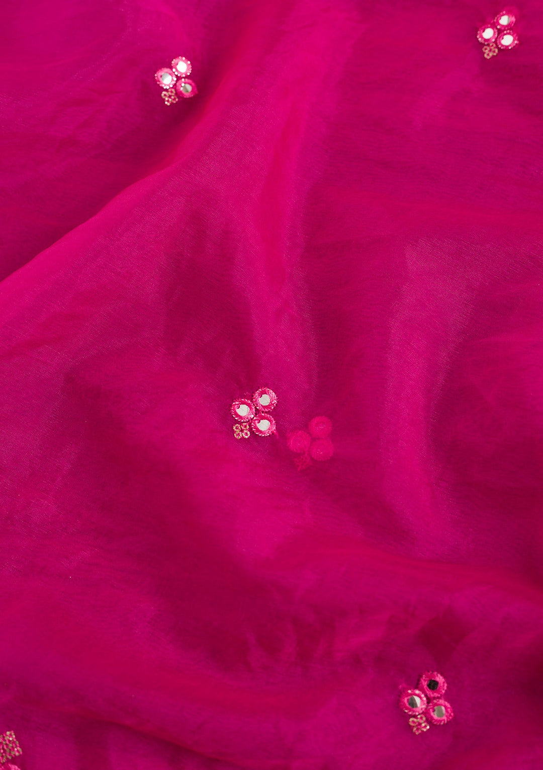 Rani Pink Gotapatti Net Dupatta-Koskii