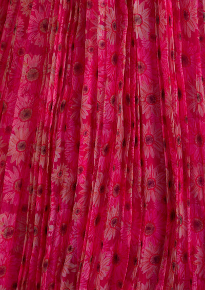 Rani Pink Cutdana Tissue Readymade Lehenga-Koskii