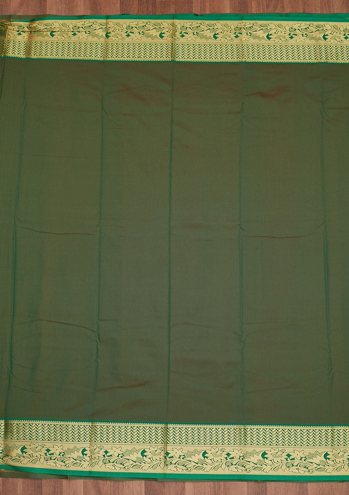 Red Zariwork Art Silk Designer Saree - Koskii