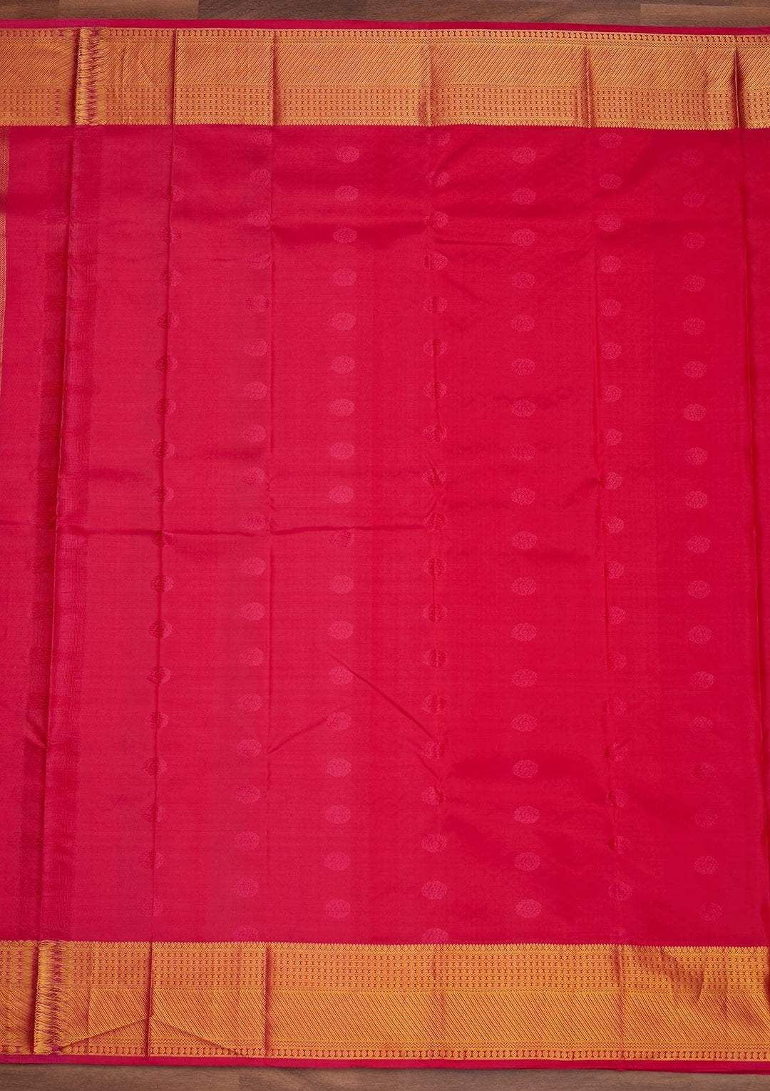 Red Zariwork Pure Silk Designer Saree - Koskii