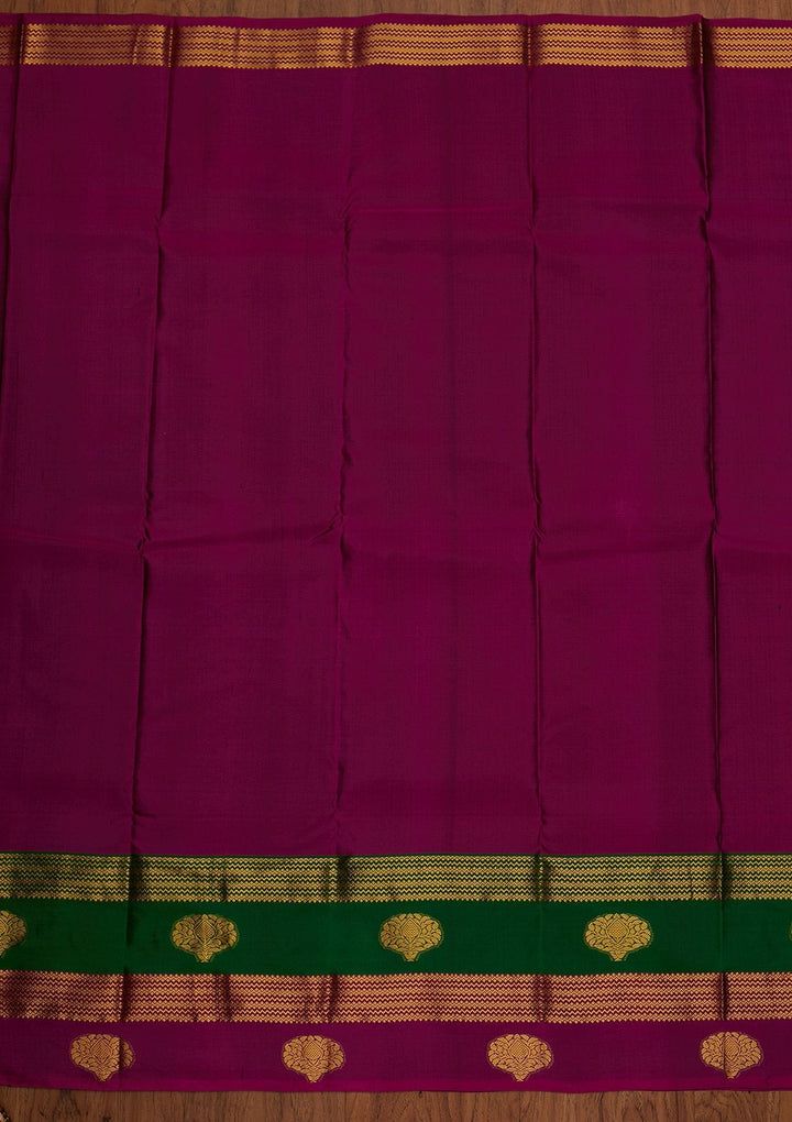 Royal Blue Zariwork Pure Silk Designer Saree - koskii