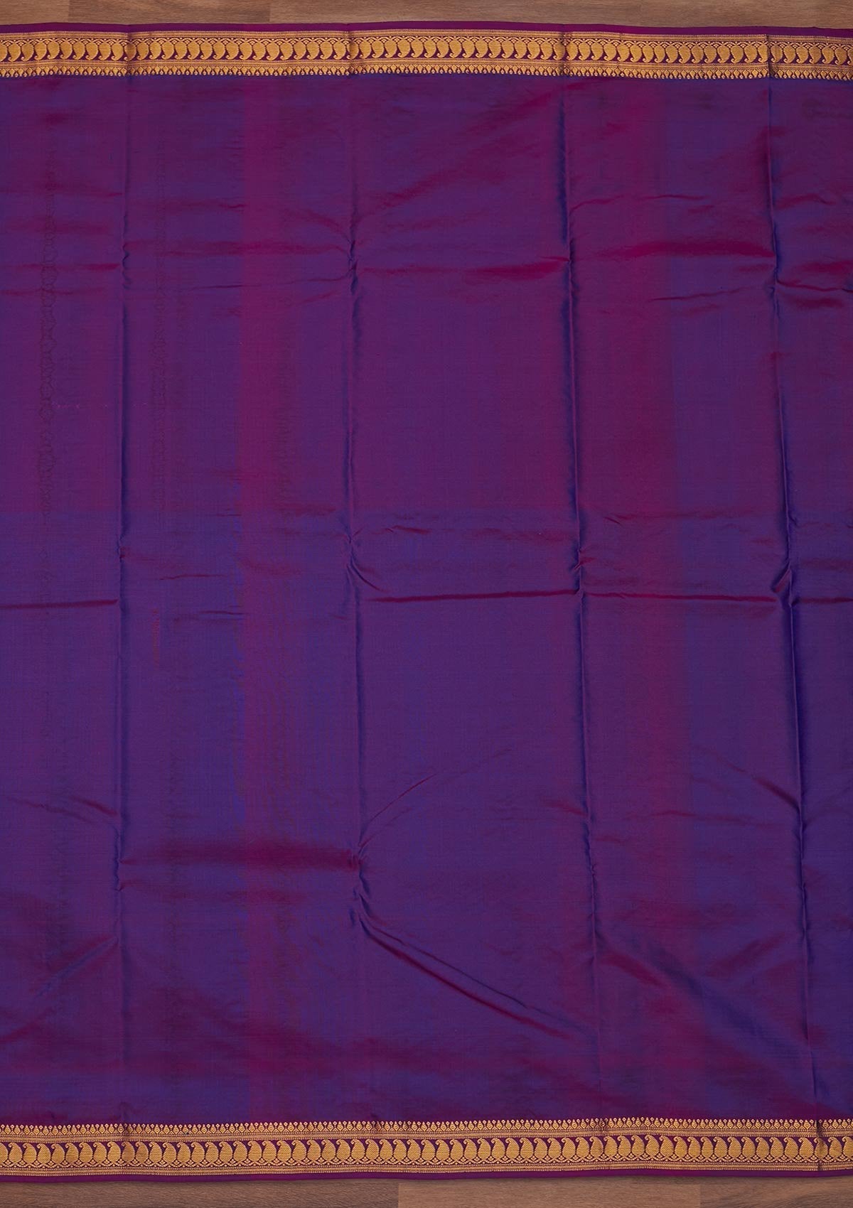 Royal Blue Zariwork Pure Silk Designer Saree - Koskii
